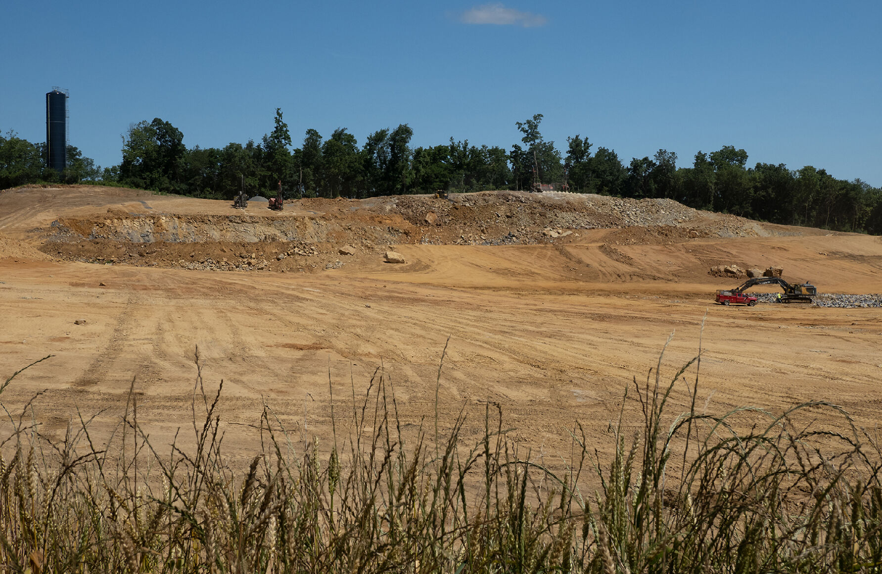 Site clearing for PA warehouse